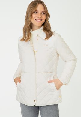 Kadın Beyaz Mont - 50224622050