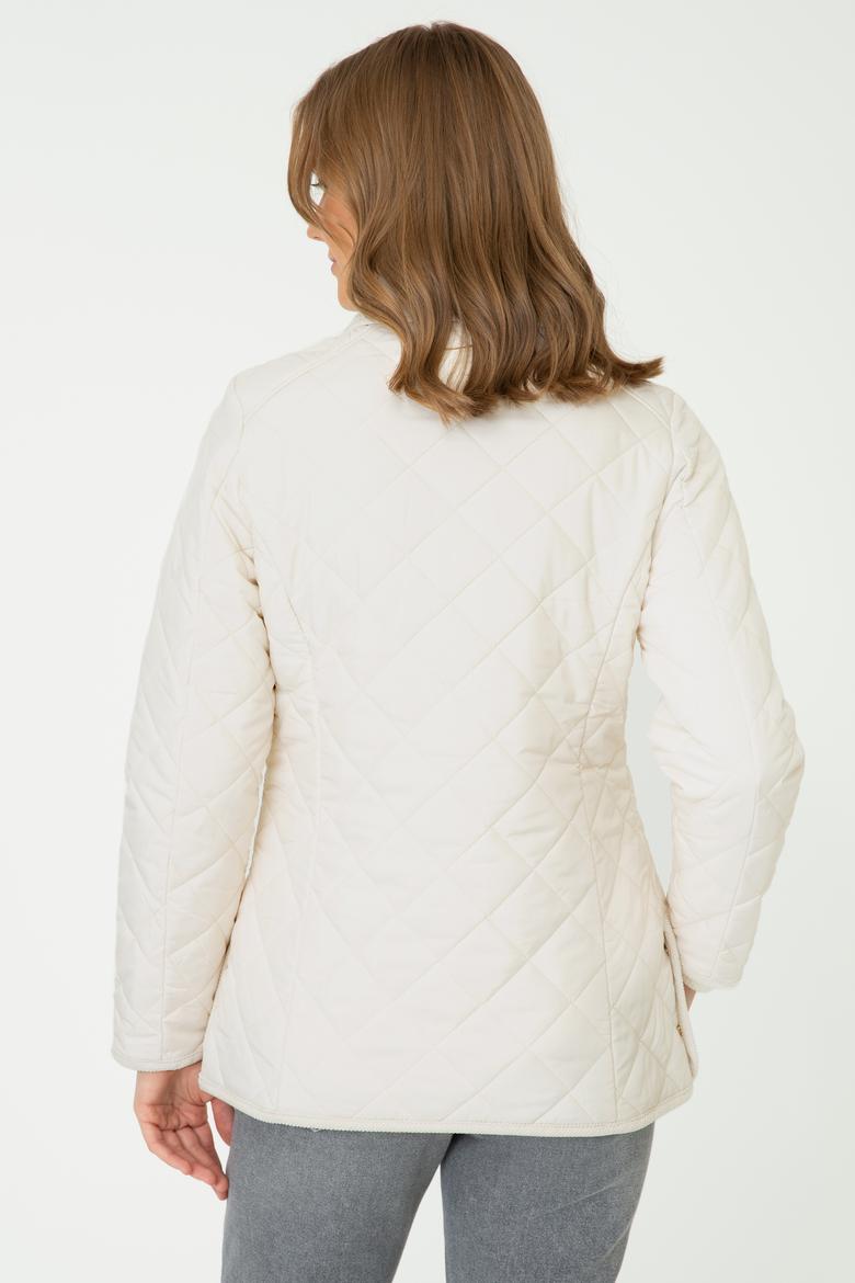 Kadın Beyaz Mont - 50224622050