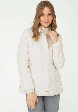 Kadın Beyaz Mont - 50224622050