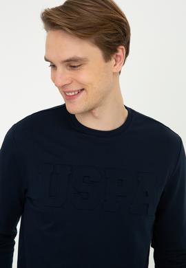 Erkek Lacivert Sweatshirt Basic - 50237233104