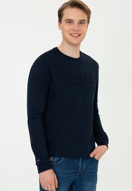 Erkek Lacivert Sweatshirt Basic - 50237233104