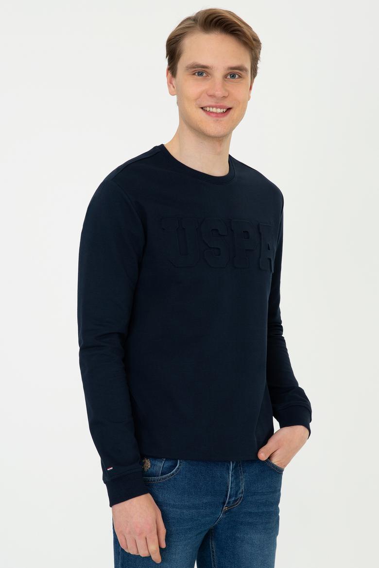 Erkek Lacivert Sweatshirt Basic - 50237233104