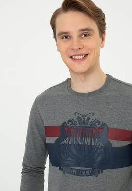 Erkek Antrasit Melanj Sweatshirt - 50236891008