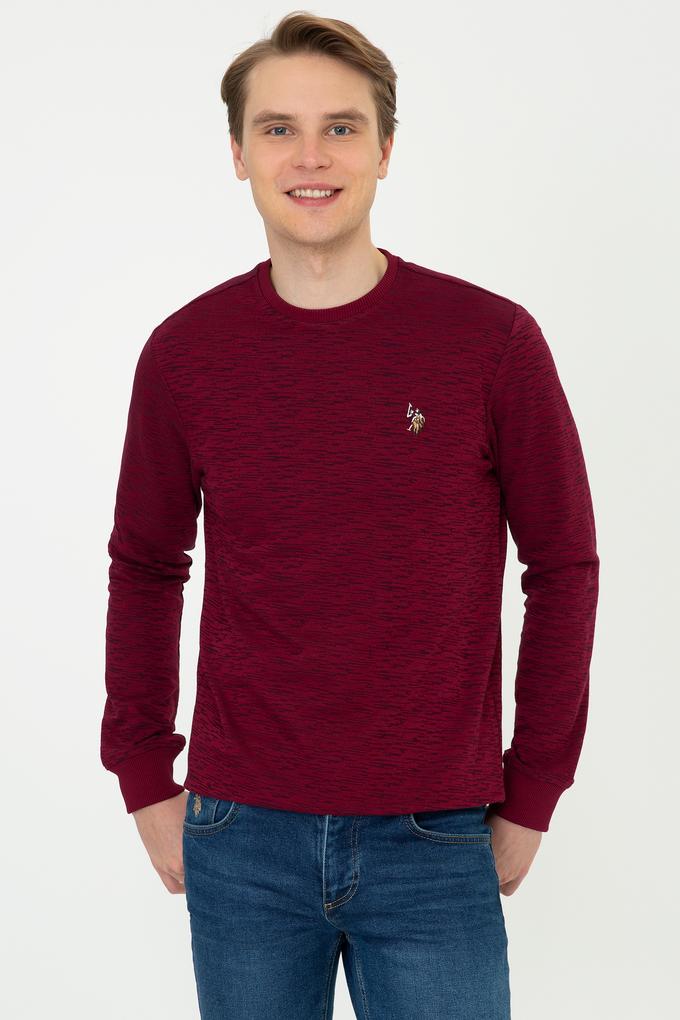 Erkek Bordo Sweatshirt
