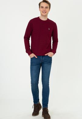 Erkek Bordo Sweatshirt - 50237045010