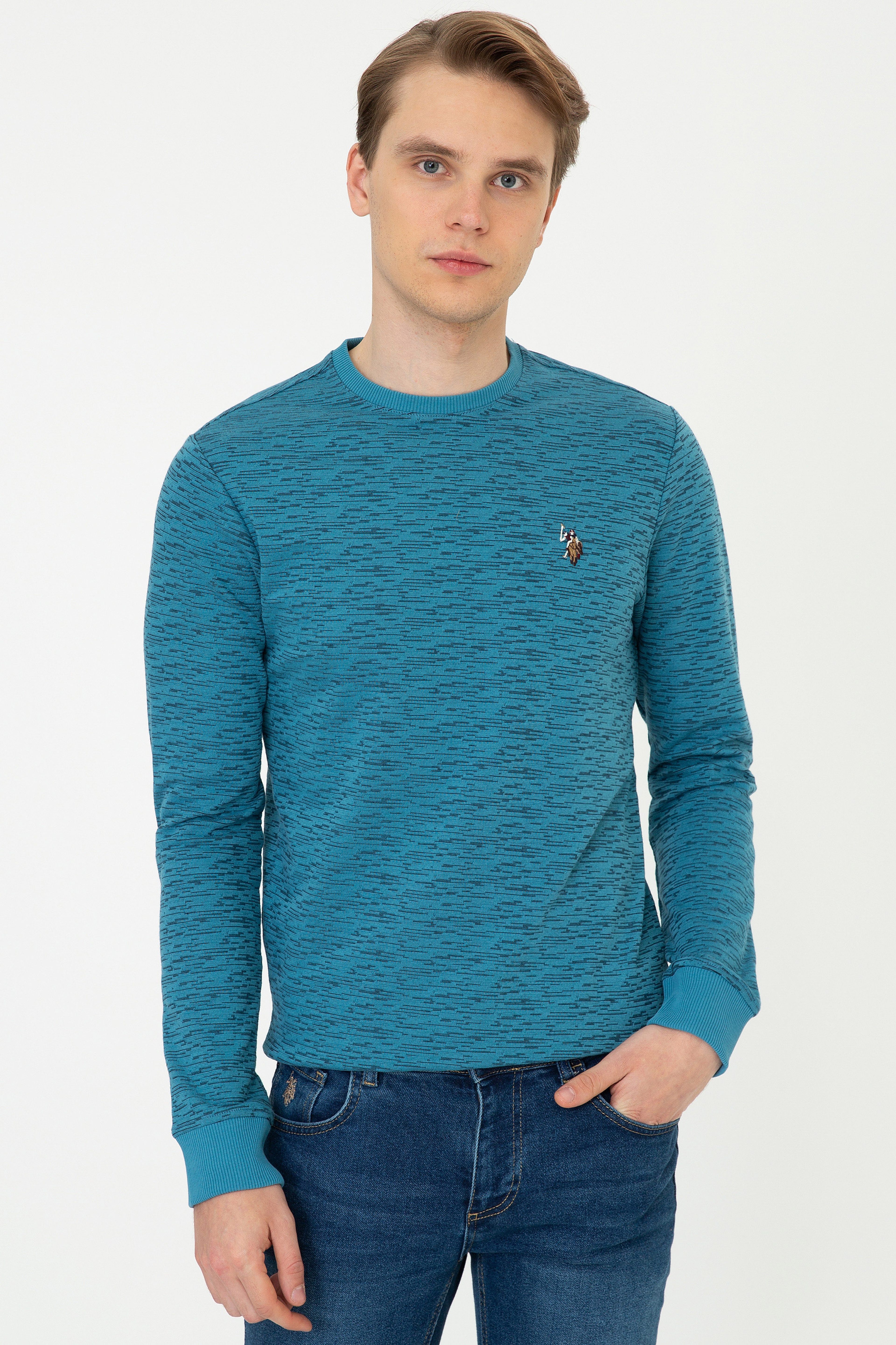 Erkek Mint Sweatshirt - Image 1
