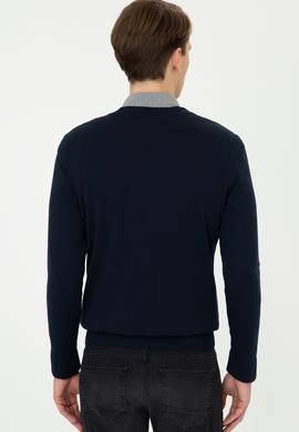 Erkek Lacivert Triko Hırka - 50237062005