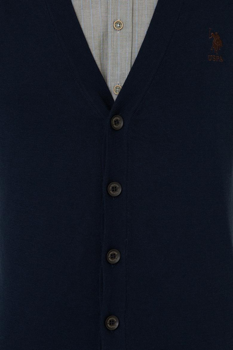 Erkek Lacivert Triko Hırka - 50237062005