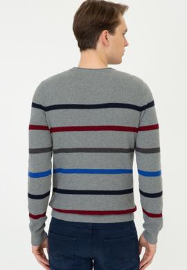 Erkek Gri Melanj Kazak - 50237080013