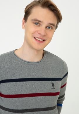 Erkek Gri Melanj Kazak - 50237080013