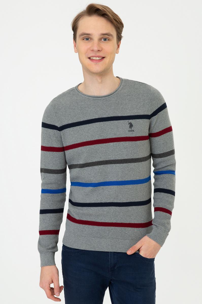 Erkek Gri Melanj Kazak