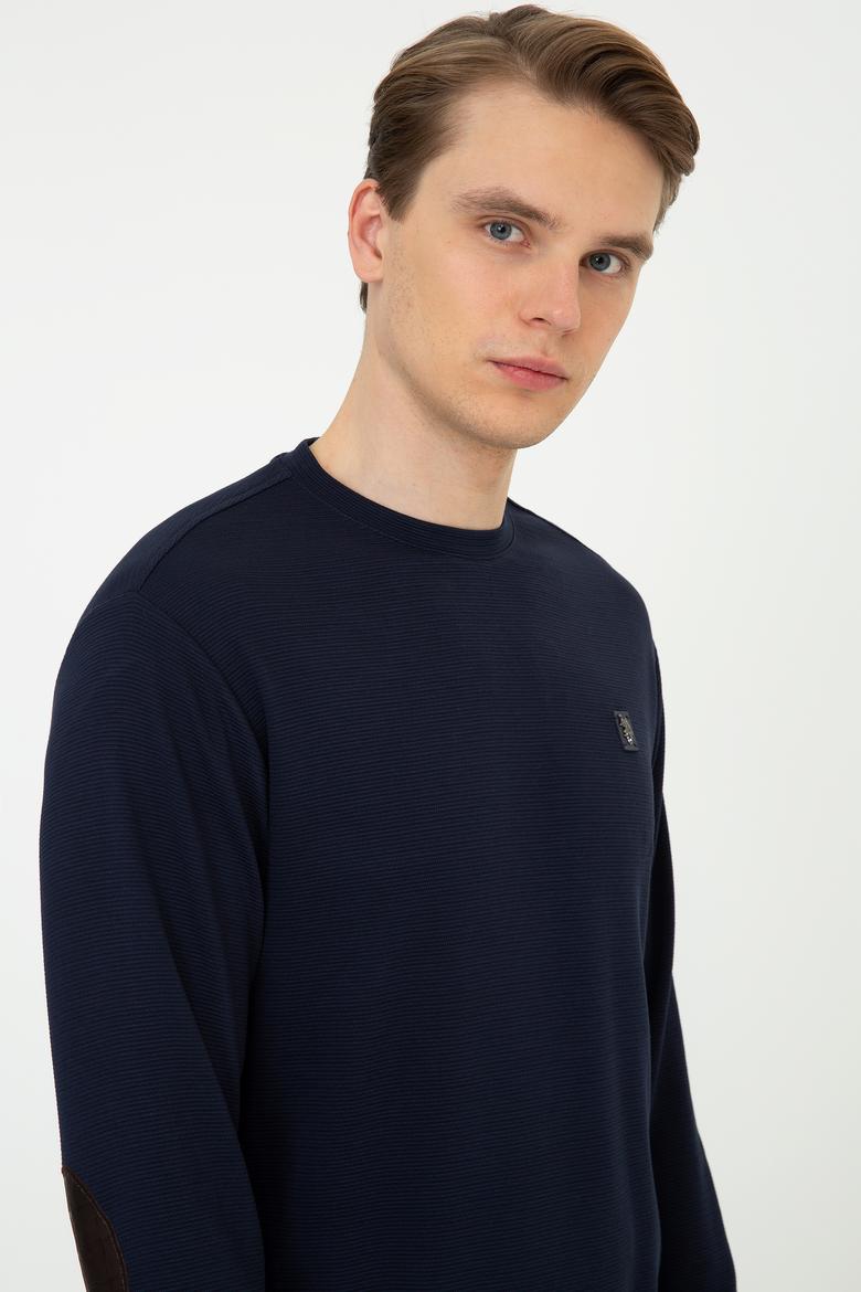 Erkek Lacivert Sweatshirt - 50241245017