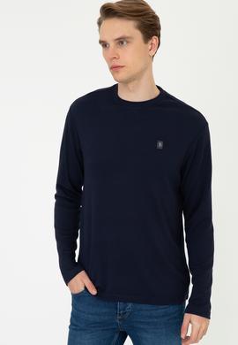 Erkek Lacivert Sweatshirt - 50241245017