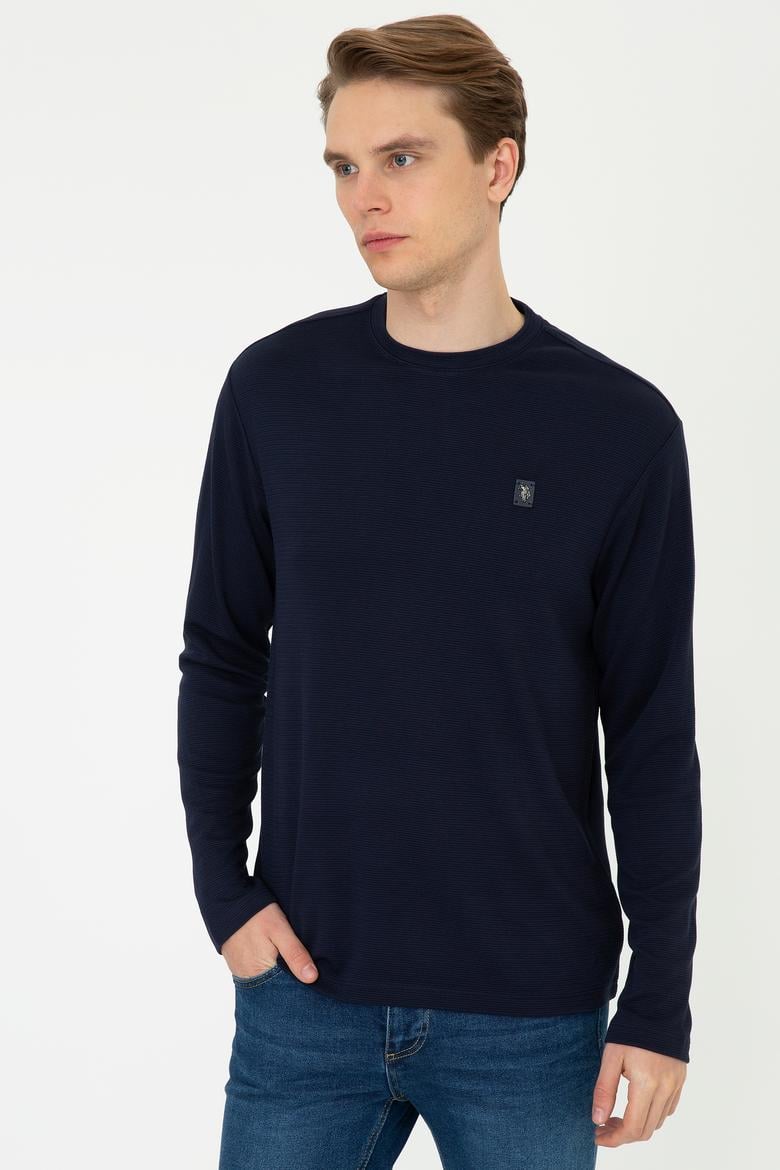 Erkek Lacivert Sweatshirt - 50241245017