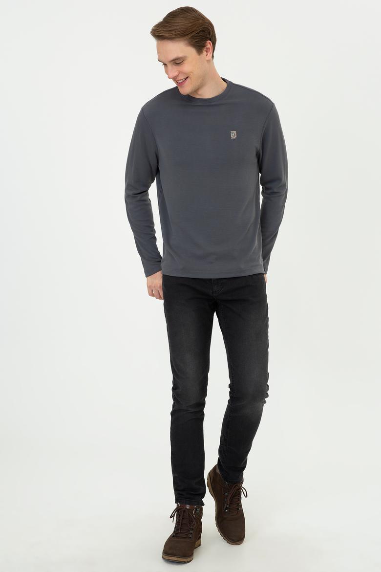 Erkek Antrasit Sweatshirt - 50241245025