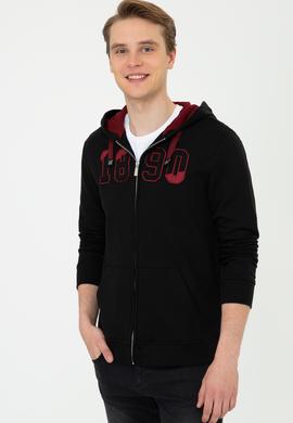 Erkek Siyah Örme Hırka - 50243959007