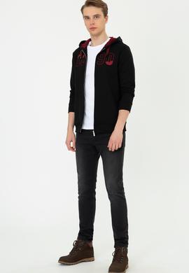 Erkek Siyah Örme Hırka - 50243959007