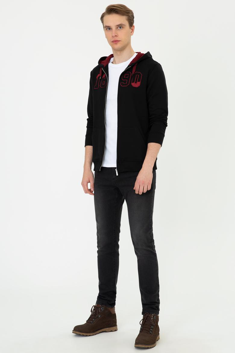 Erkek Siyah Örme Hırka - 50243959007