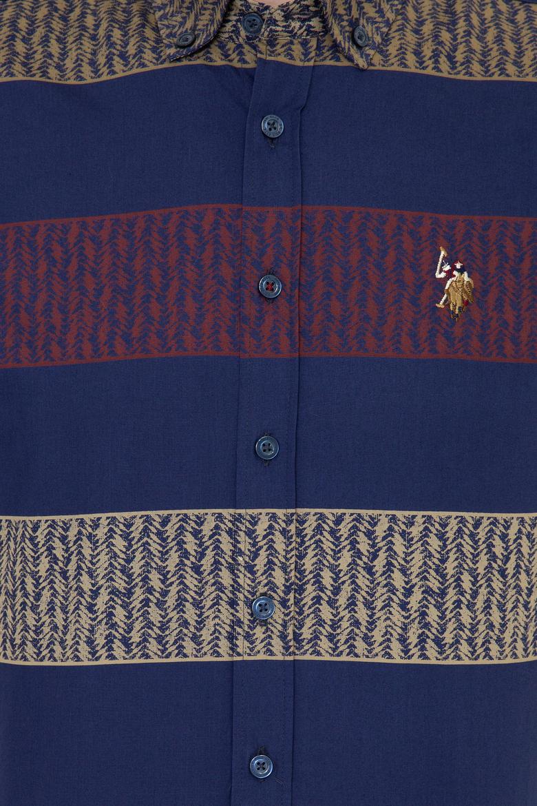 Erkek Lacivert Uzun Kollu Gömlek - 50238400015