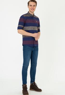 Erkek Lacivert Uzun Kollu Gömlek - 50238400015