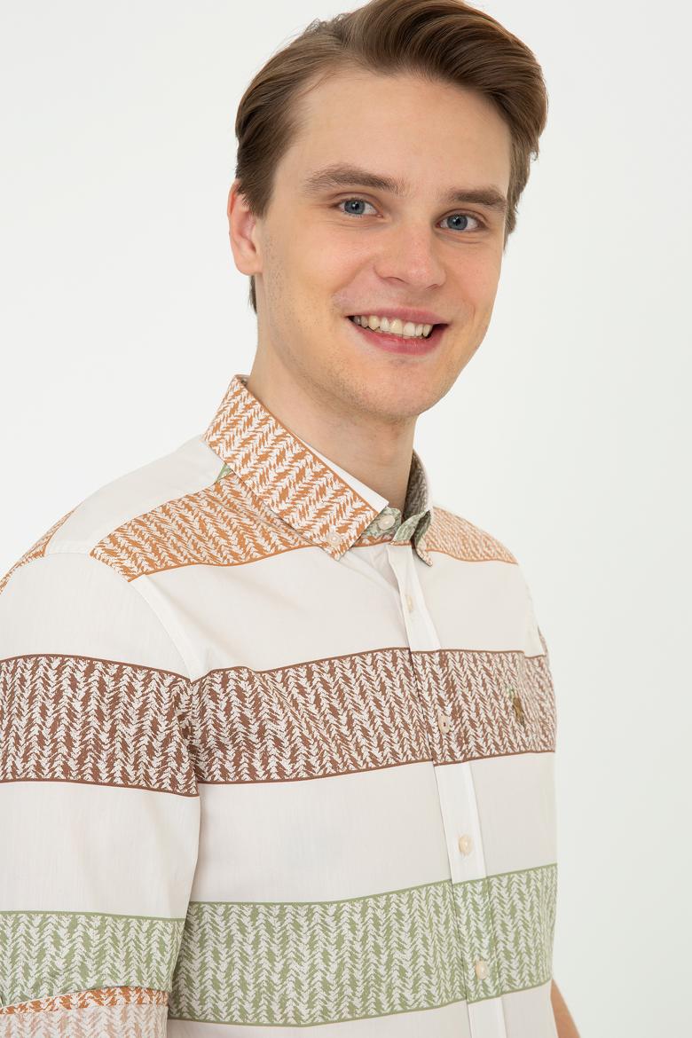 Erkek Krem Uzun Kollu Gömlek - 50238400022