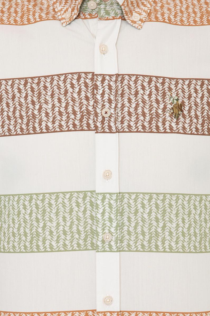 Erkek Krem Uzun Kollu Gömlek