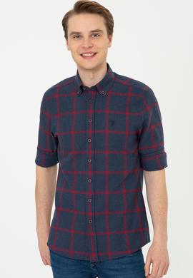 Erkek Lacivert Gömlek Uzunkol - 50247863006