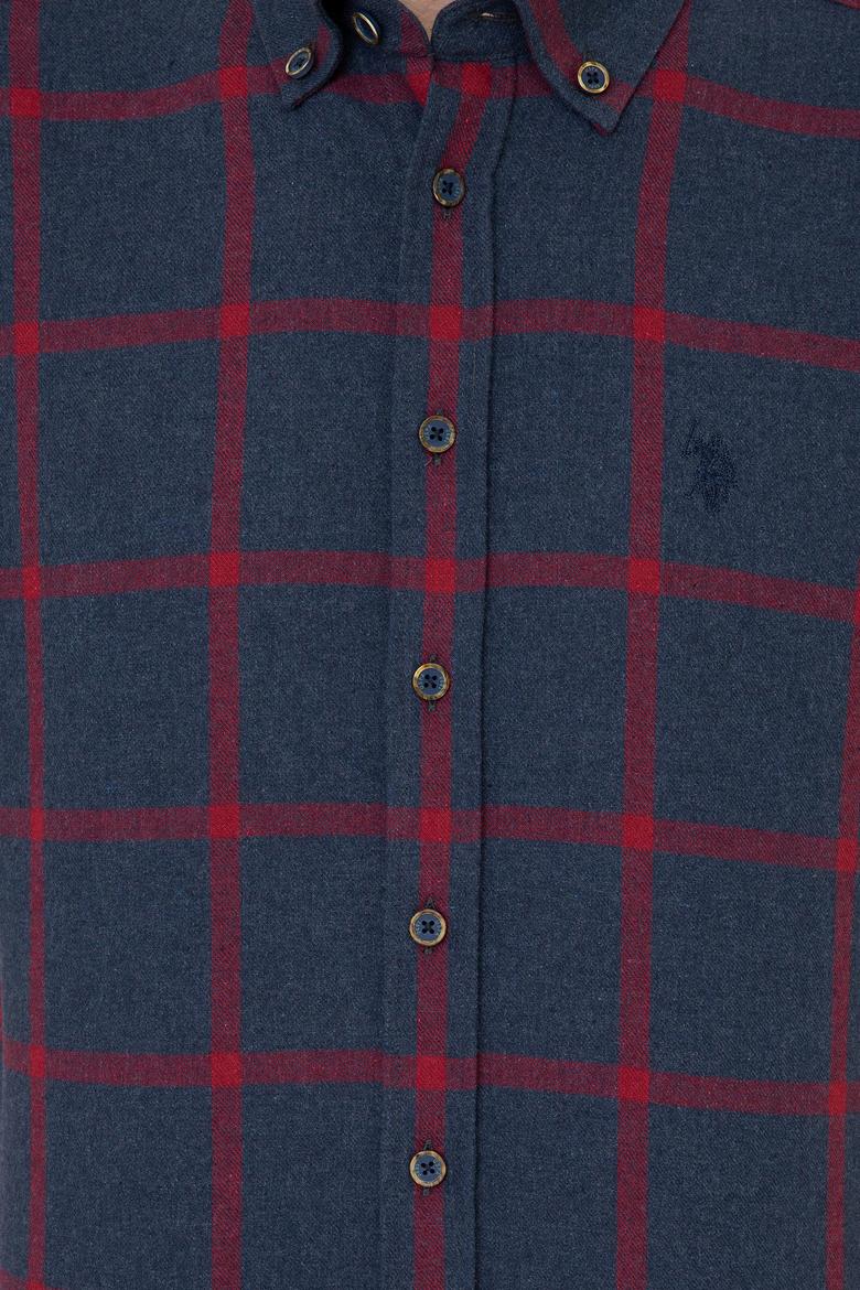 Erkek Lacivert Gömlek Uzunkol - 50247863006