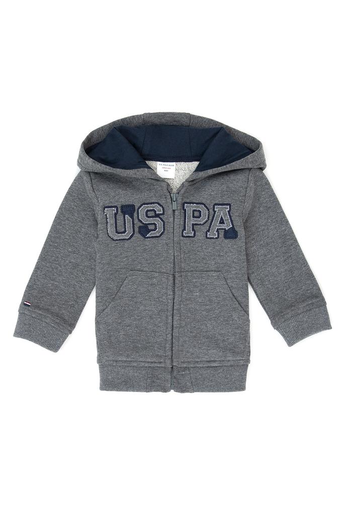 Erkek Çocuk Antrasit Melanj Basic Sweatshirt