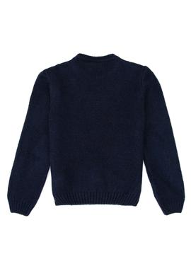 Erkek Çocuk Lacivert Bisiklet Yaka Triko Kazak - 50237674001