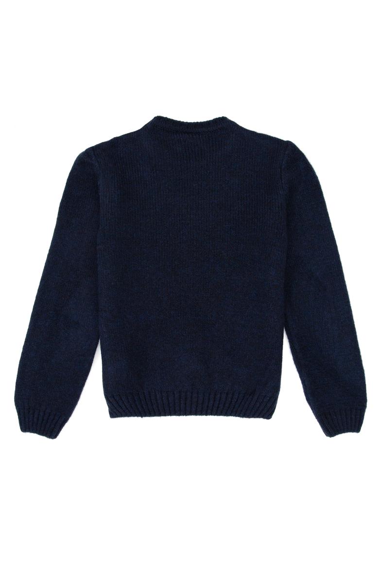 Erkek Çocuk Lacivert Bisiklet Yaka Triko Kazak - 50237674001