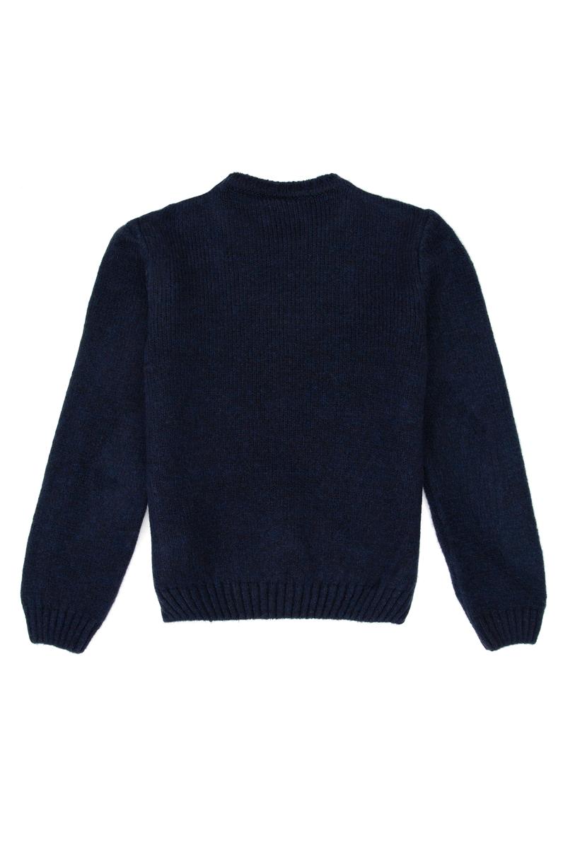 Erkek Çocuk Lacivert Bisiklet Yaka Triko Kazak