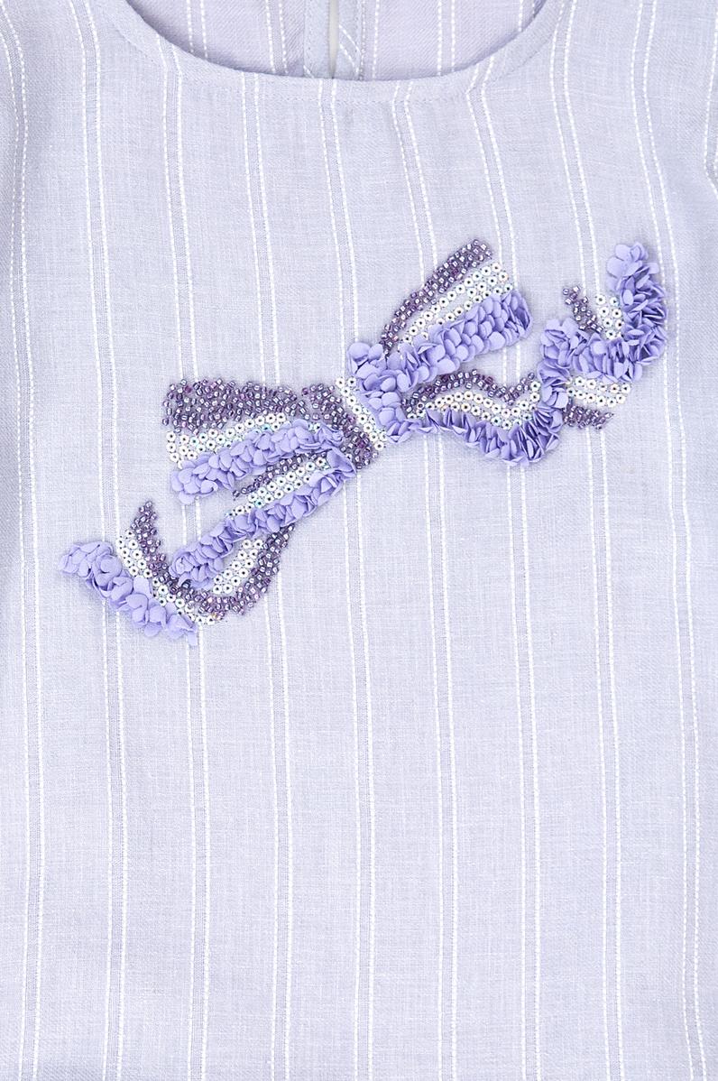 Kız Çocuk Lila Uzun Kollu Gömlek