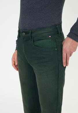 Erkek Yeşil Jean Pantolon - 50207883003