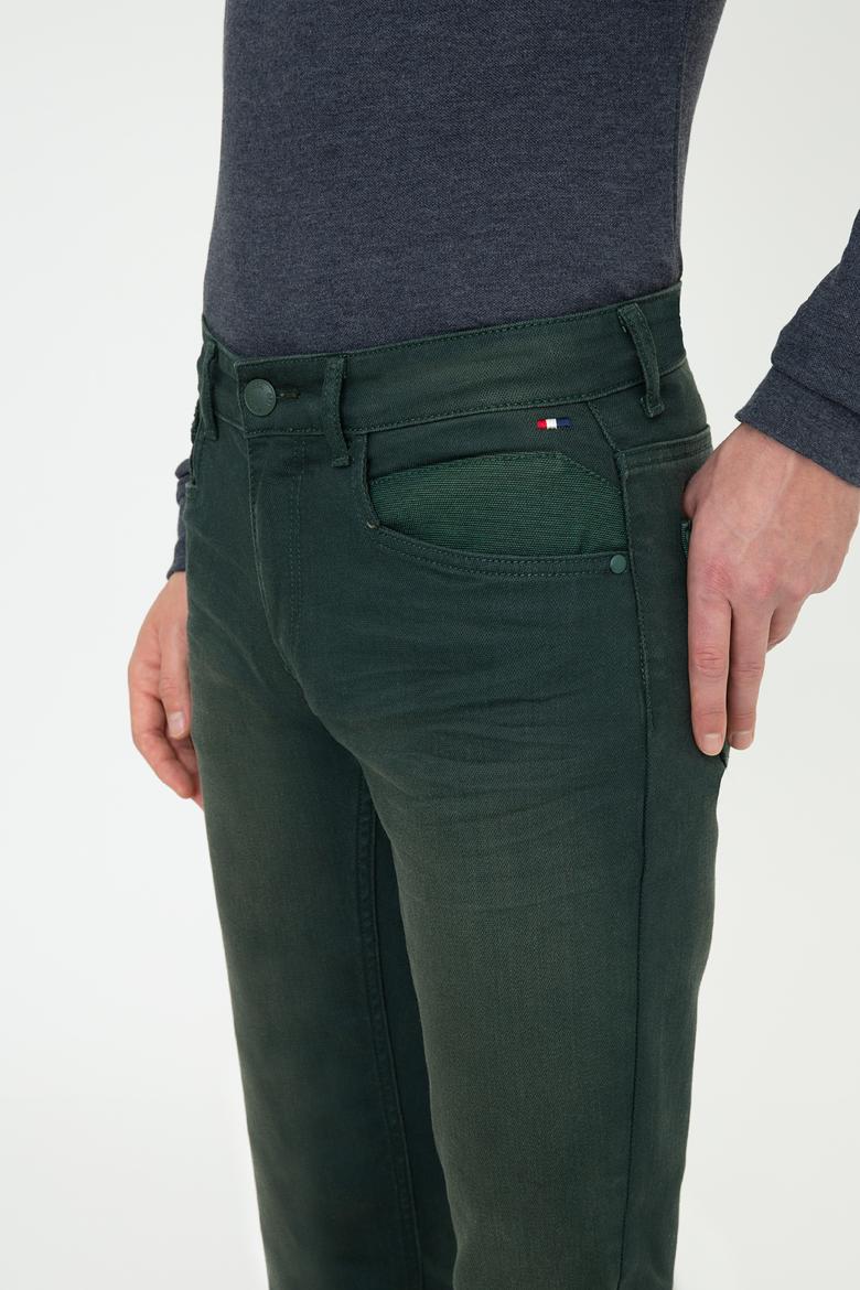 Erkek Yeşil Jean Pantolon - 50207883003