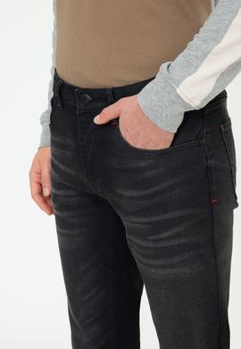 Erkek Siyah Denim Pantolon - 50226209044