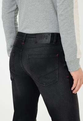 Erkek Siyah Denim Pantolon - 50226209044