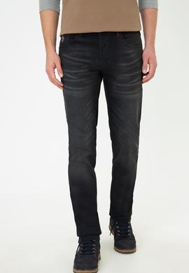 Erkek Siyah Denim Pantolon - 50226209044