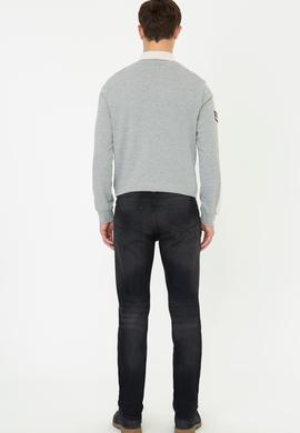 Erkek Siyah Denim Pantolon - 50226209044