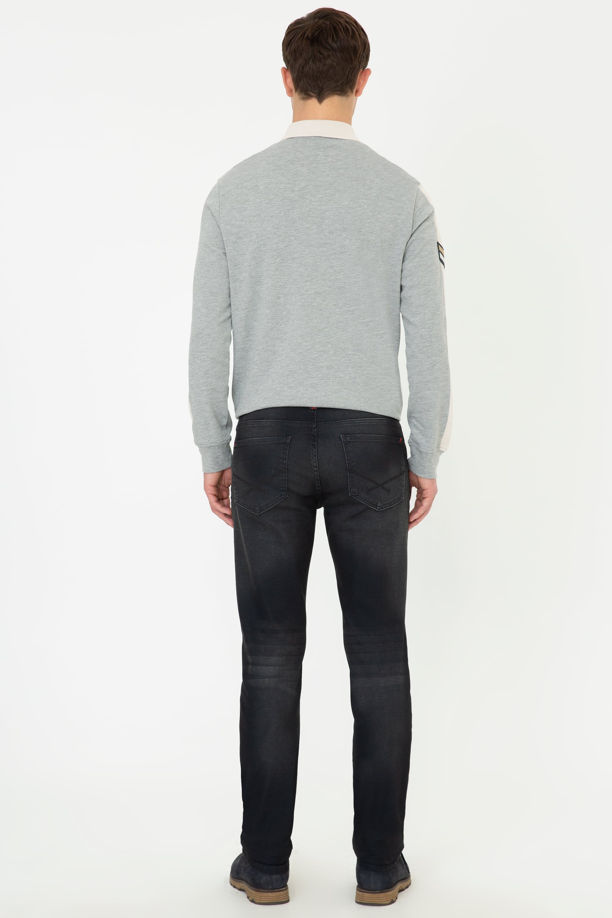 Erkek Siyah Denim Pantolon
