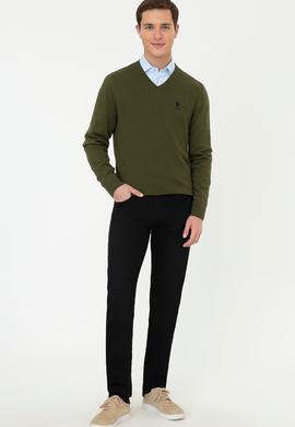 Erkek Haki Basic Kazak - 50236962060