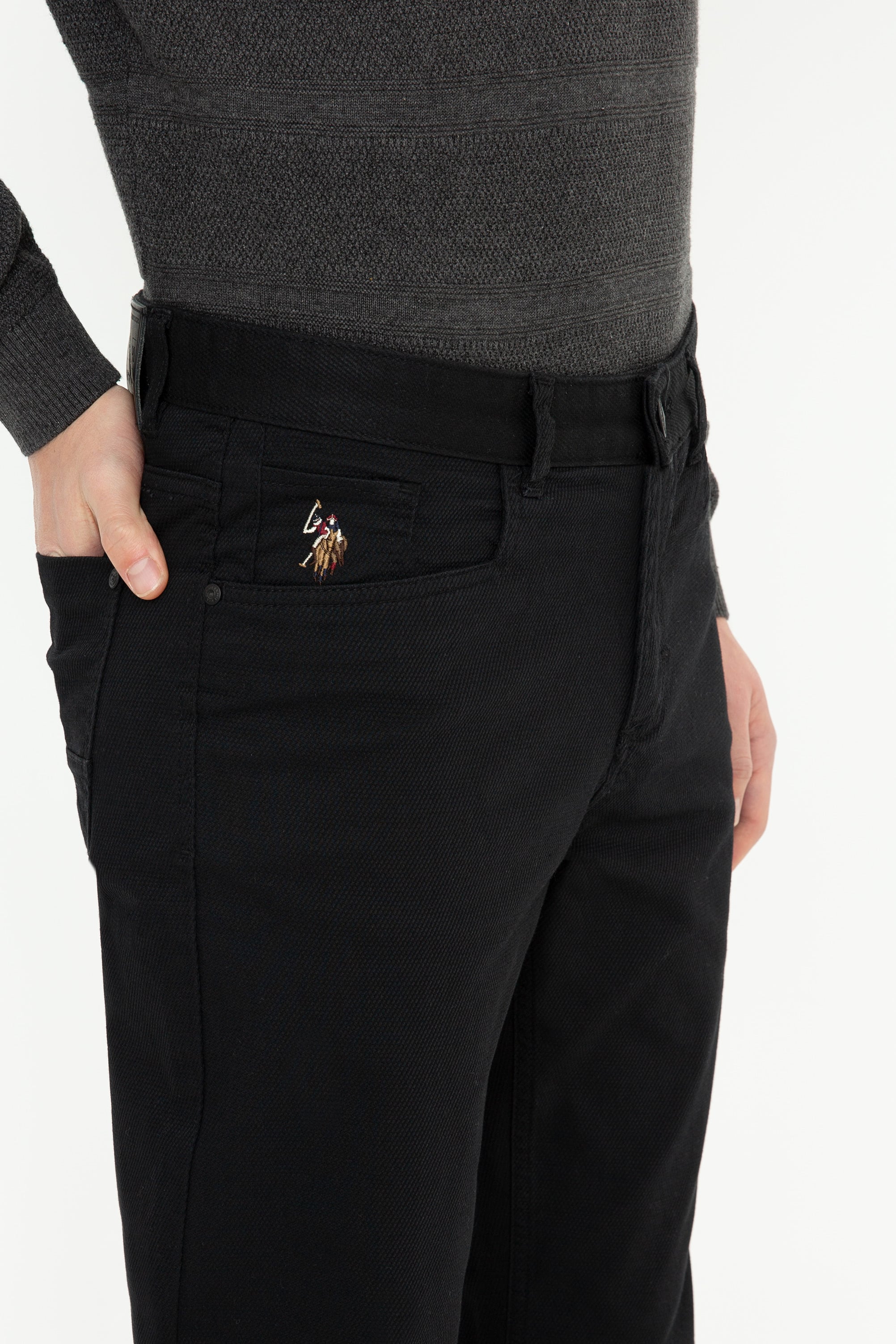 Erkek Siyah Chinos - Image 4