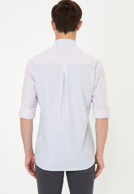 Erkek Bordo Uzun Kollu Gömlek - 50237283010