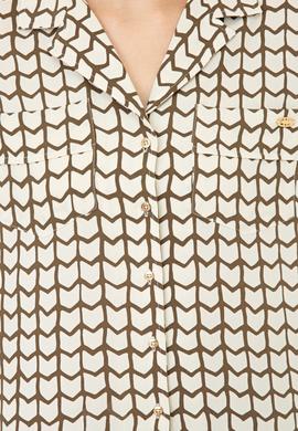 Kadın Safran Uzun Kollu Gömlek - 50236859014