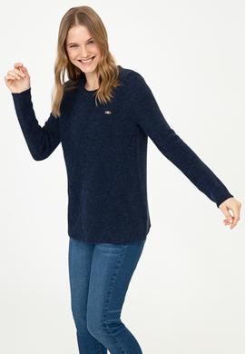 Kadın Lacivert Kazak - 50237642004