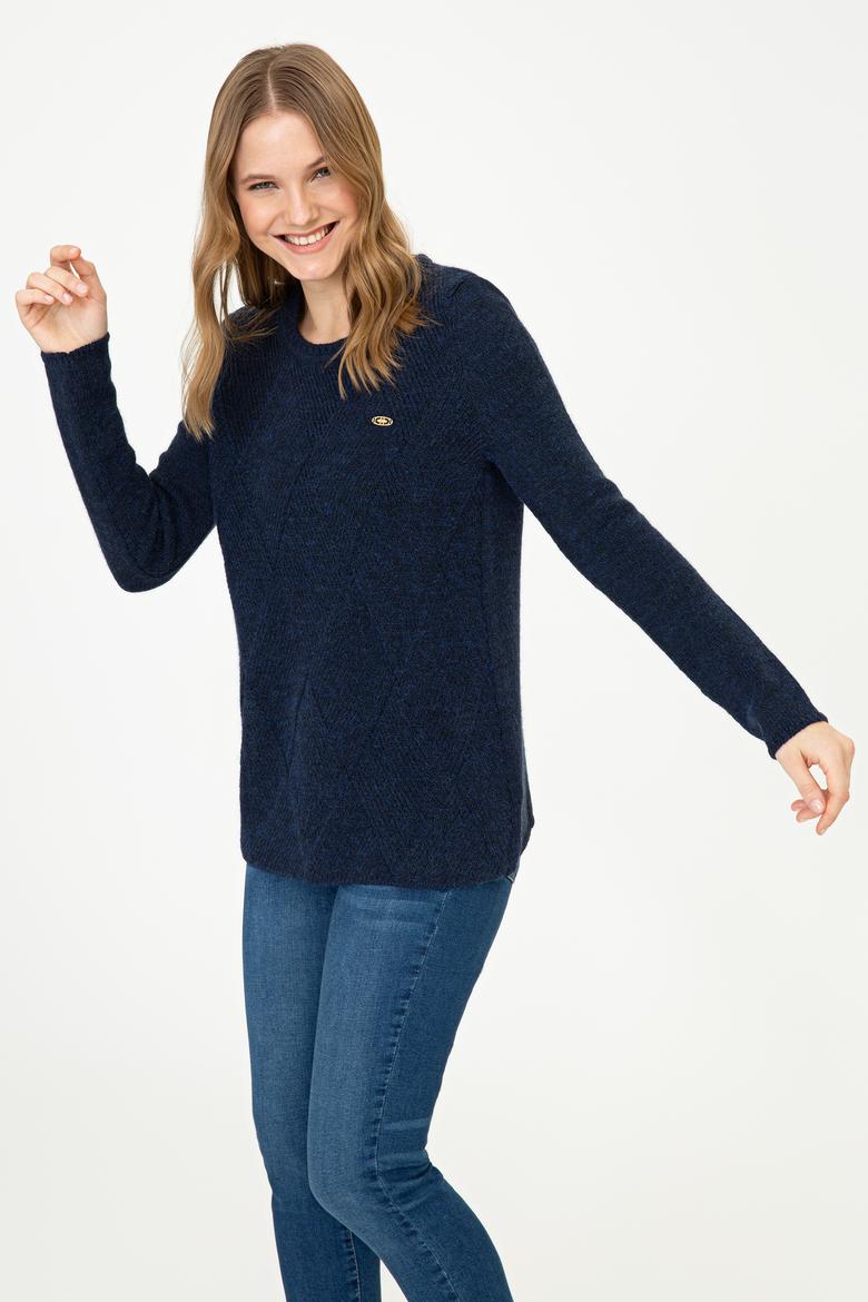 Kadın Lacivert Kazak - 50237642004