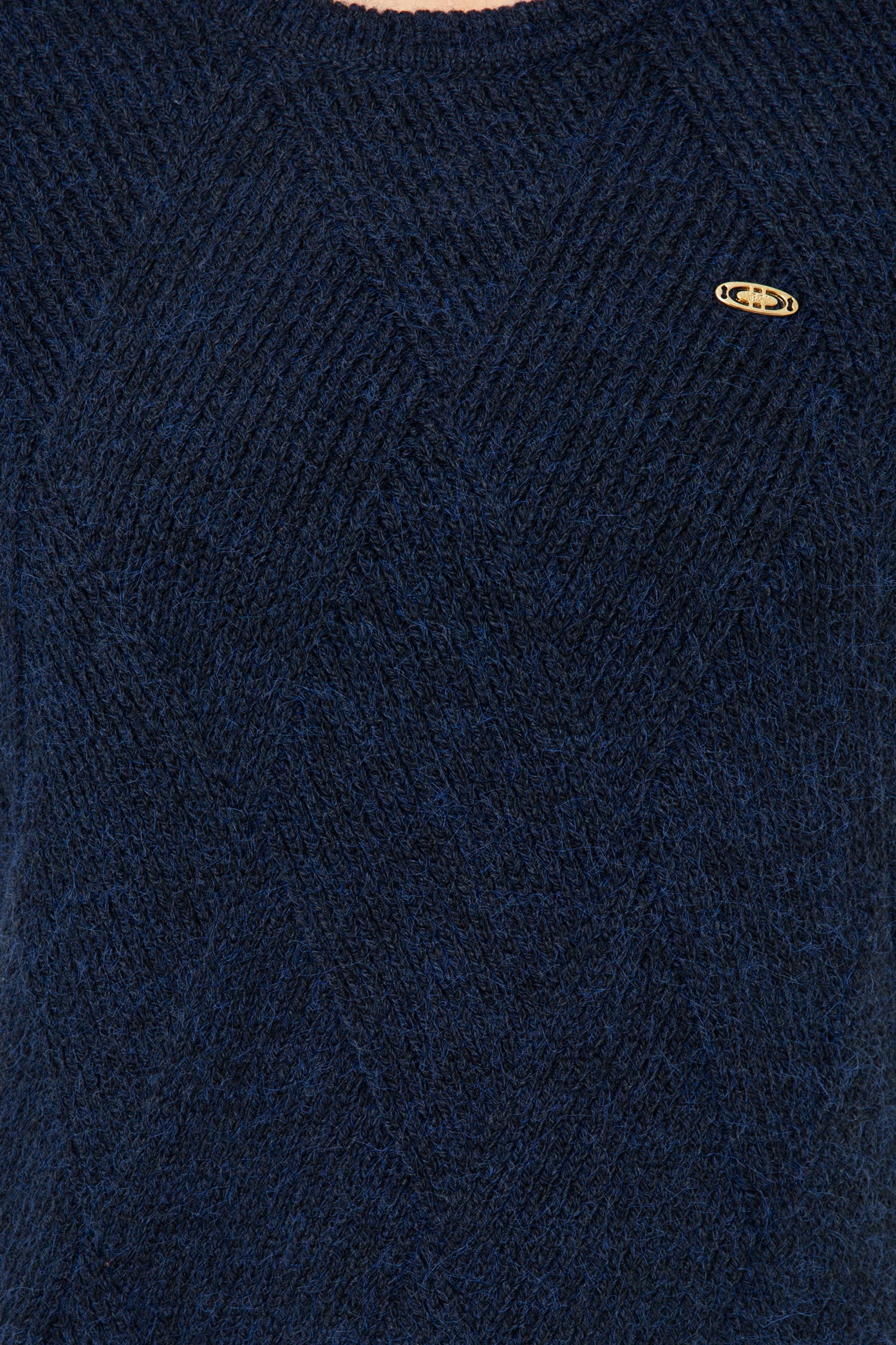 Kadın Lacivert Kazak - Image 6