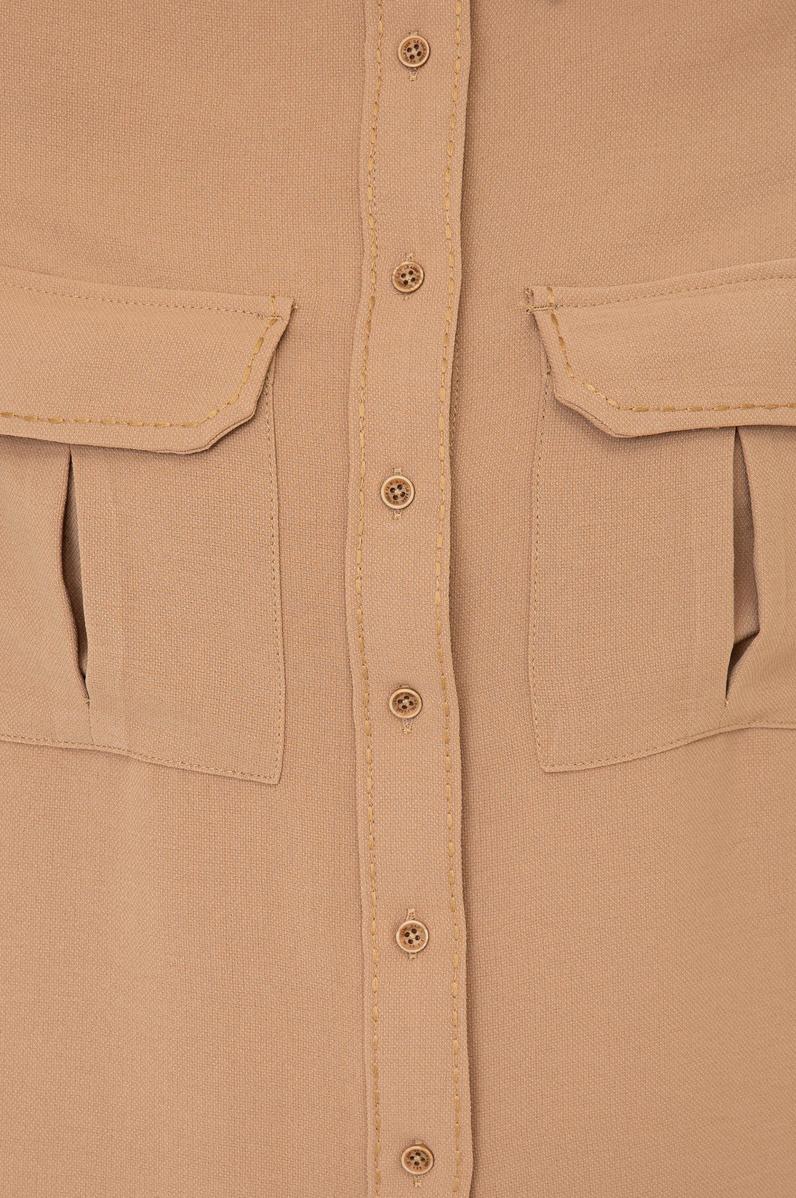 Kadın Camel Uzun Kollu Gömlek