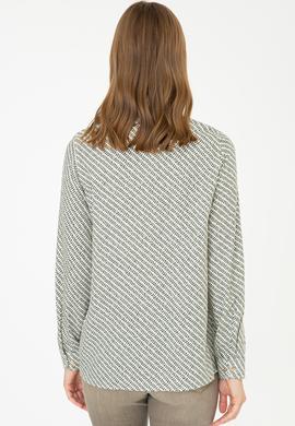 Kadın Haki Uzun Kollu Gömlek - 50236862008