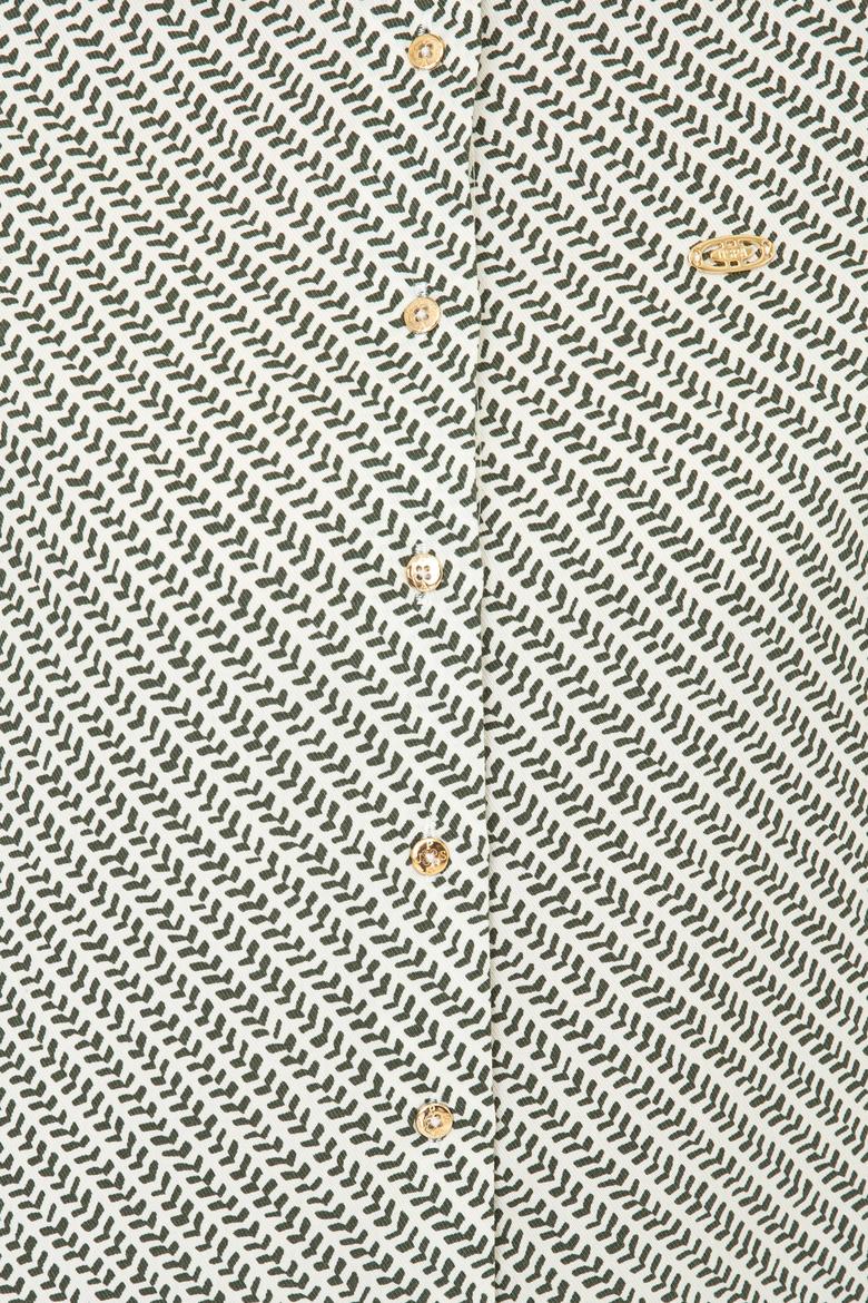 Kadın Haki Uzun Kollu Gömlek - 50236862008